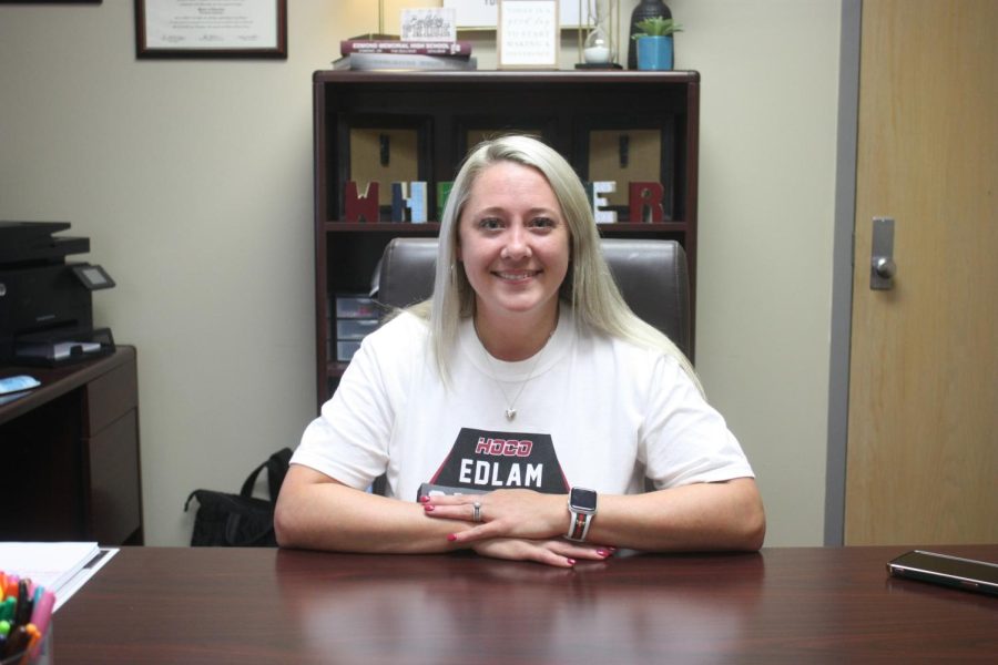 Kicking off the 2022-2023 school year, Brandi Wheeler makes an impressionable opening to students and staff with  her new position as the head principal of Edmond Memorial.