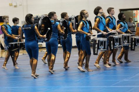 Movement, expression and color are all a huge part of indoor percussion.