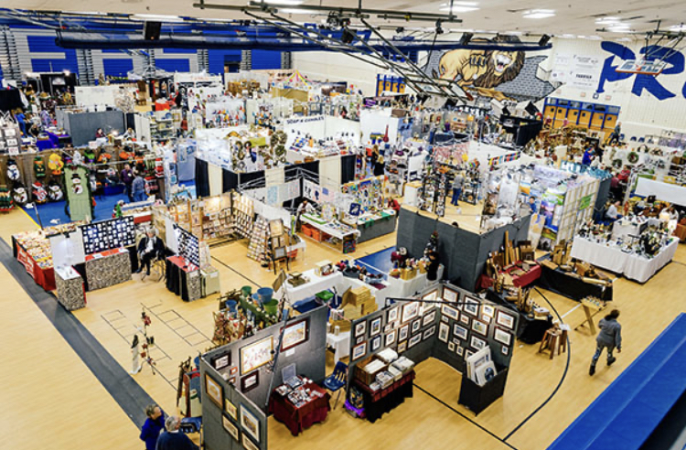 Craft shows are a great way for small business and shoppers a chance to connect. 