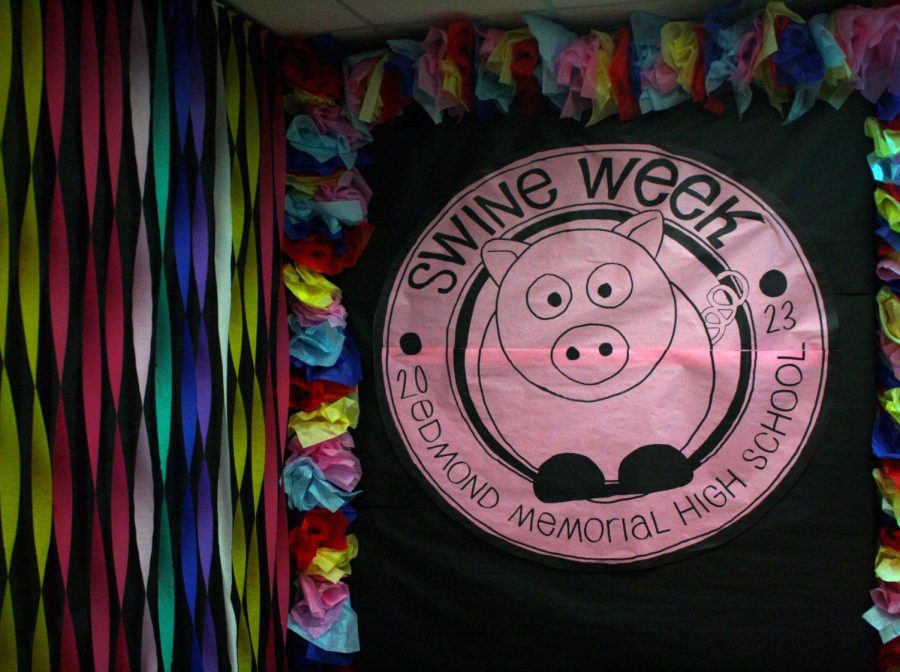 Swine Week decorations wouldnt be the same without the signature pig.
