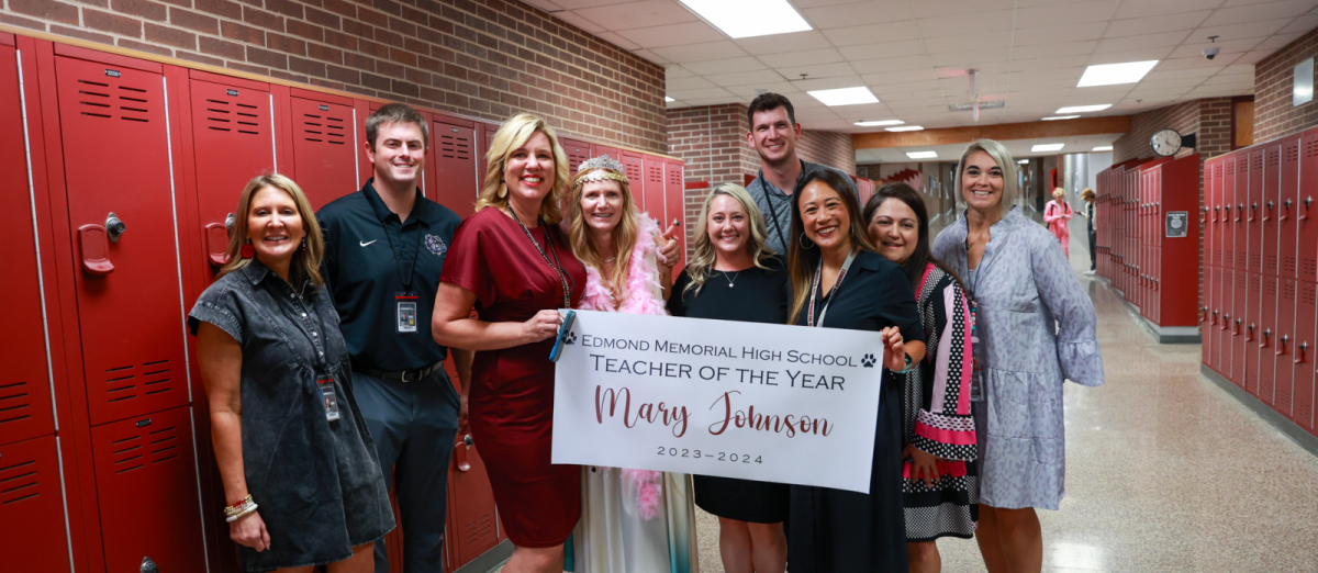 Mary Johnson has been awarded Teacher of the Year!
