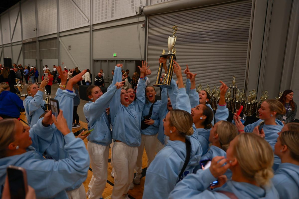 EMHS Pom brings home the gold for the third year in a row.