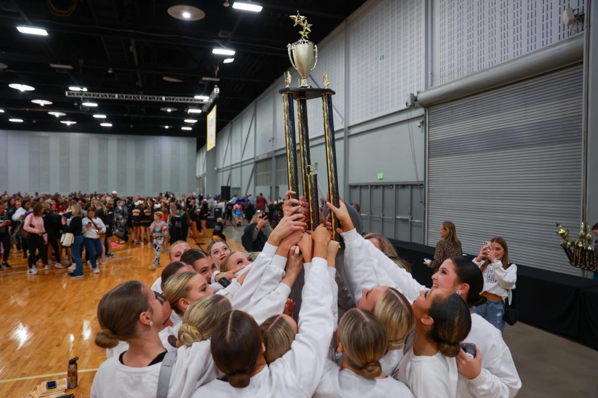 EMHS Pom brings home the gold for the third year in a row.