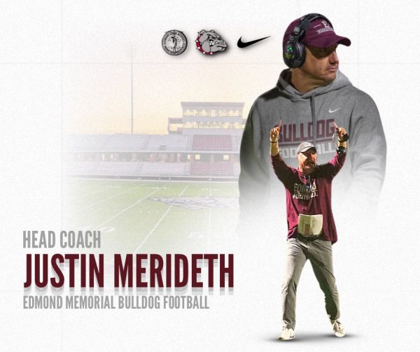 Justin Merideth steps up and takes the role as the new head coach at Edmond Memorial.