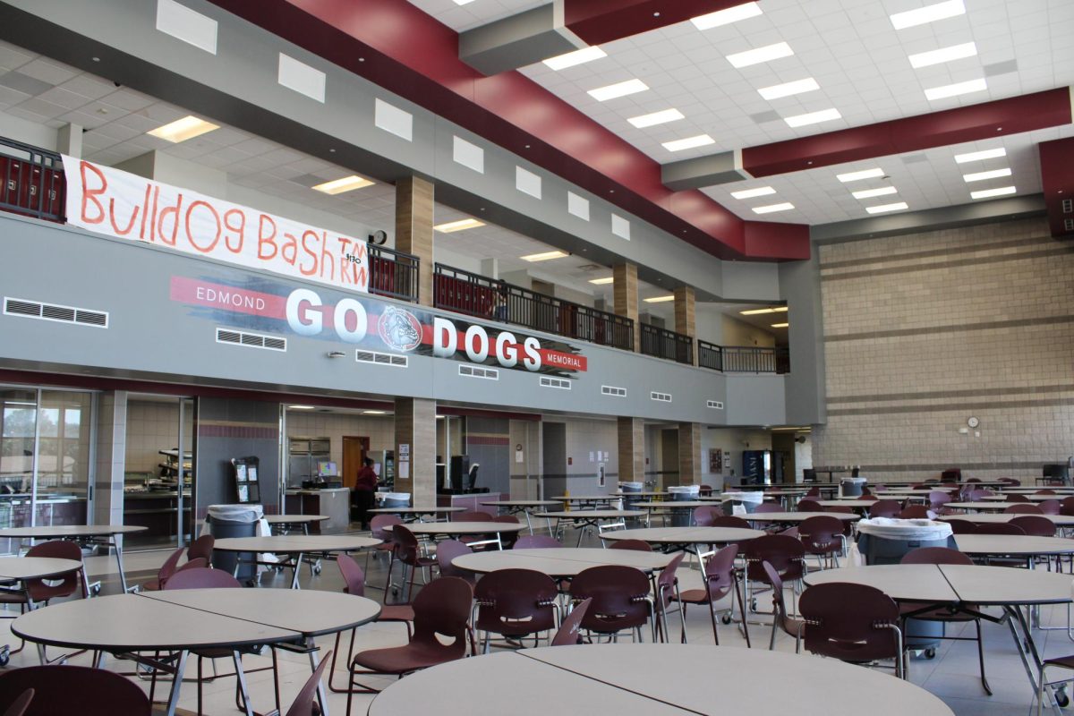 The new and improved Freshman Academy cafeteria waits for the freshmen's arrival.