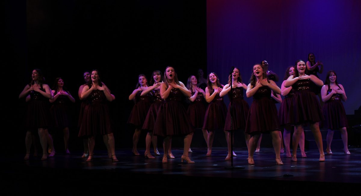 Memorial's Act II girls performing "Put A Little Love."