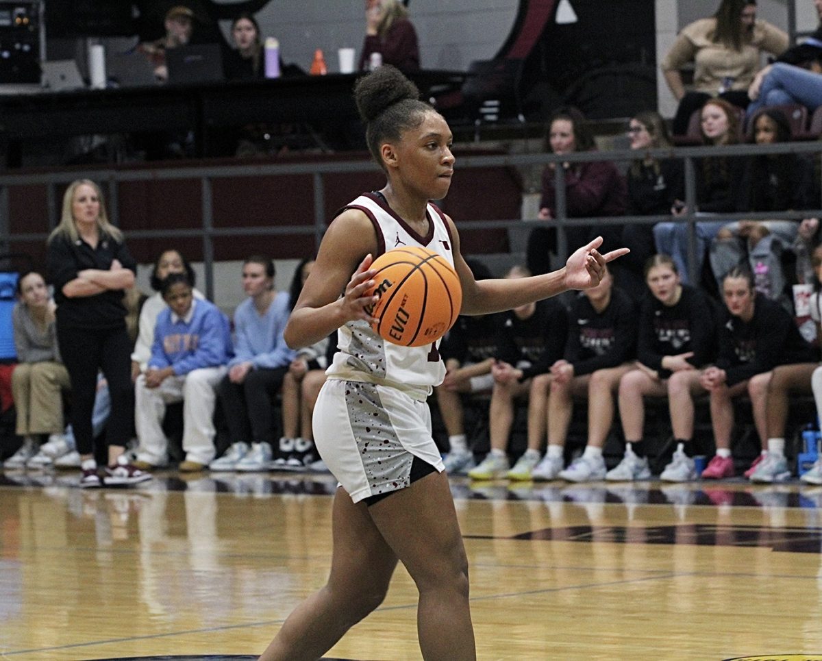 Senior Brooklyn Aska planning her next play.