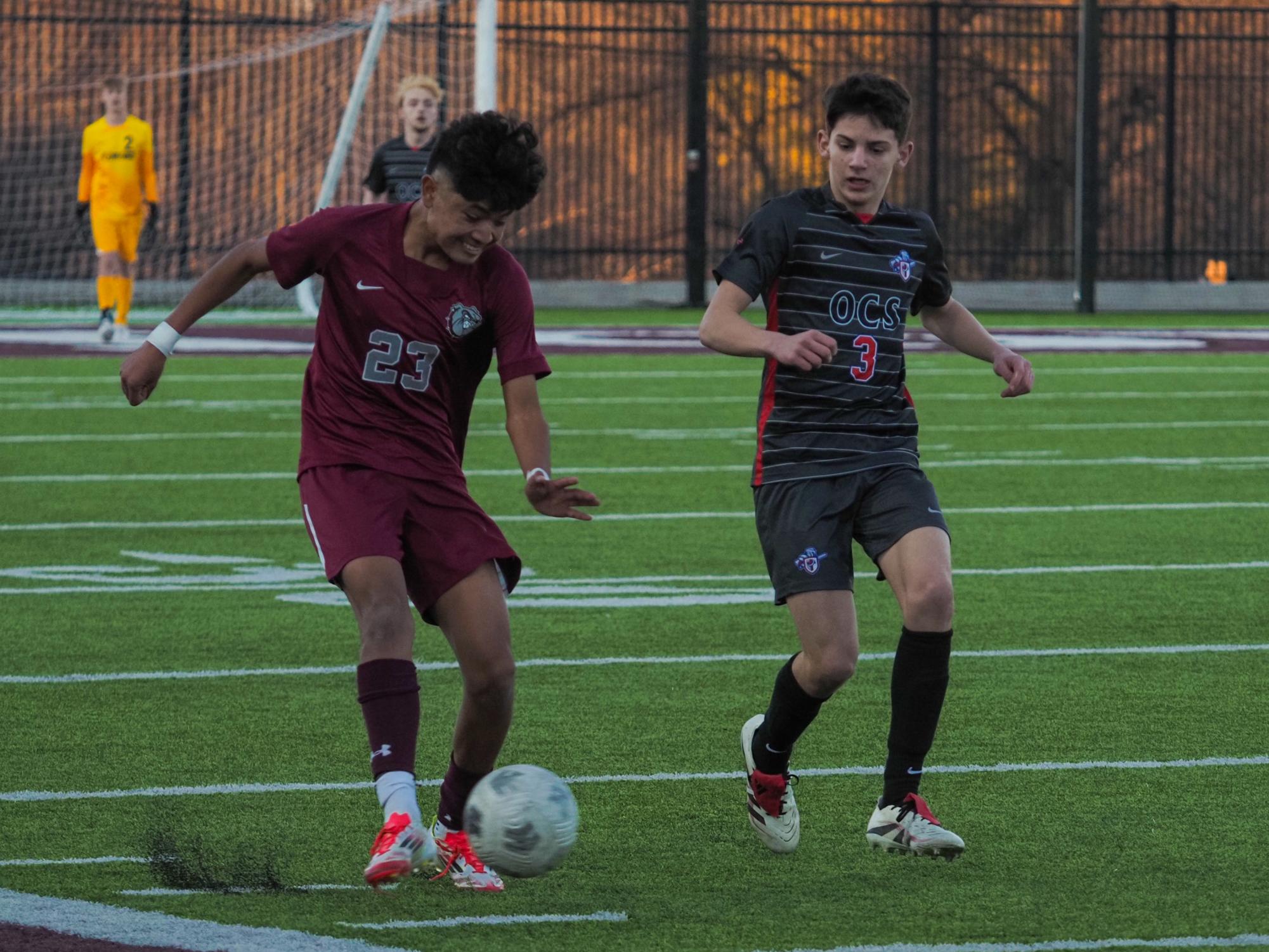 Junior varsity boys soccer