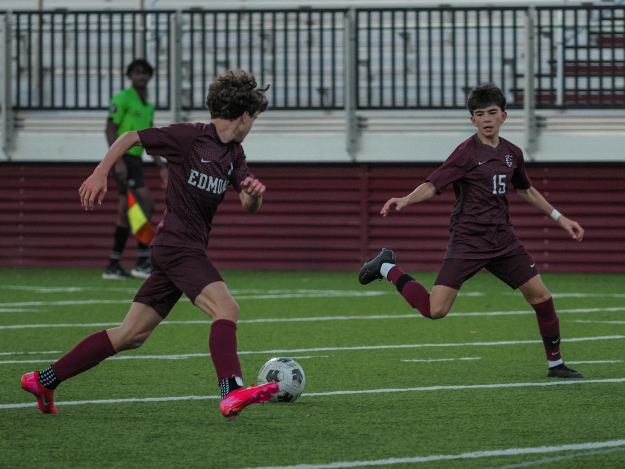 Junior varsity boys soccer