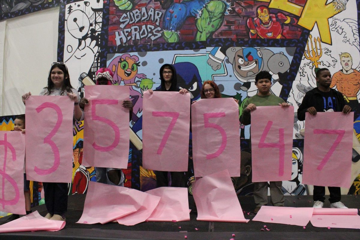 The announced Swine Week total was $357,547.