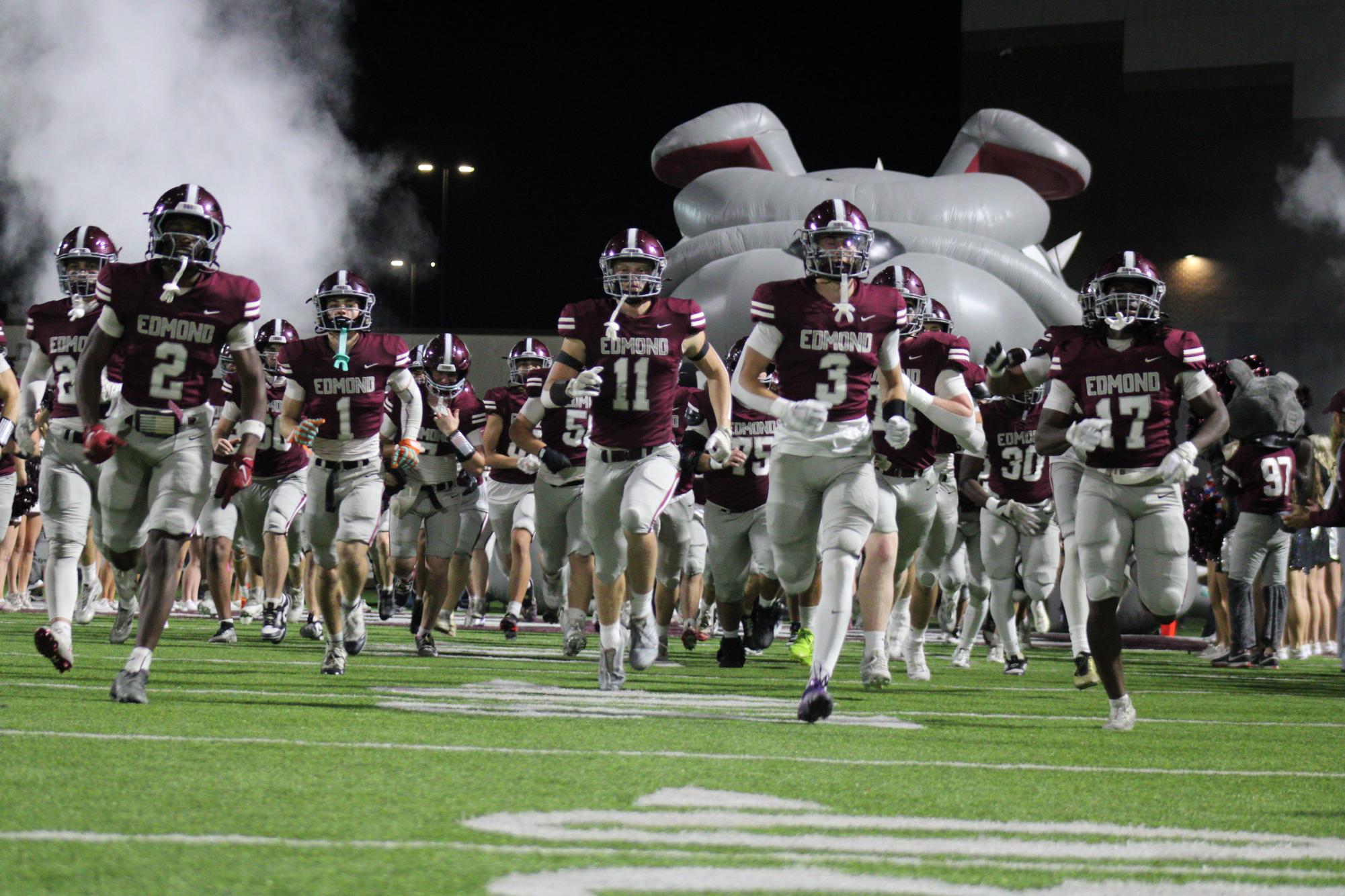 EMHS football senior night vs. Tulsa Union