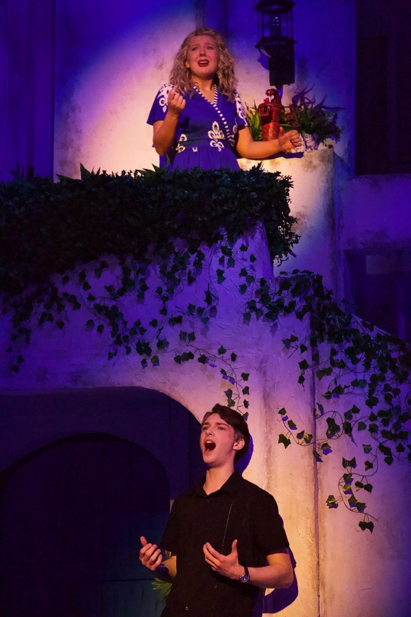 Donna and Sam express their confusing feelings by singing "SOS." 