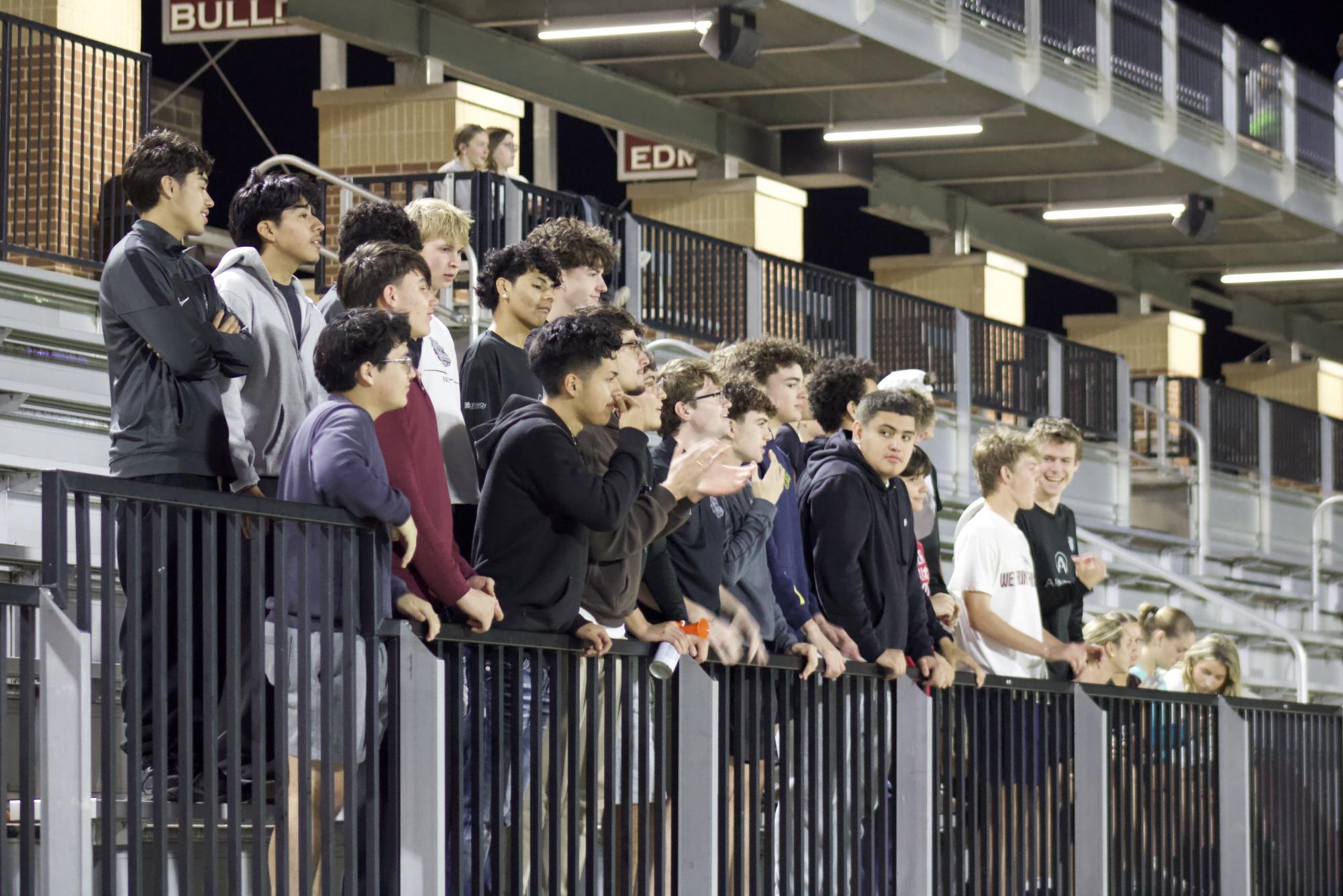 Varsity boys soccer versus Bishop McGuinness