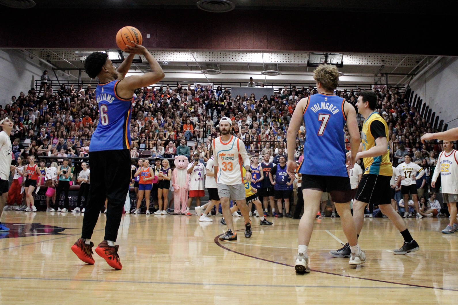 Swine Week day two: Students versus Teachers