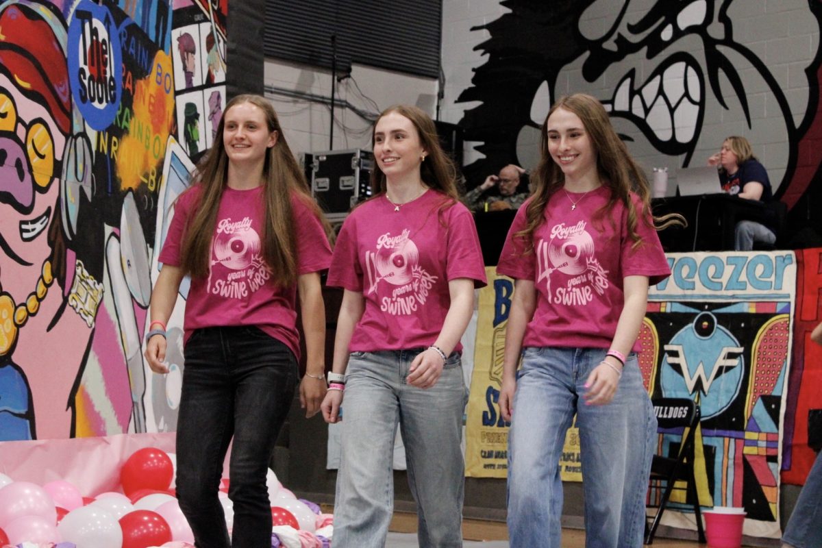 Juniors Kate Kinney, Audrey Probst and Addison Probst raised over $5,000 for Special Care.