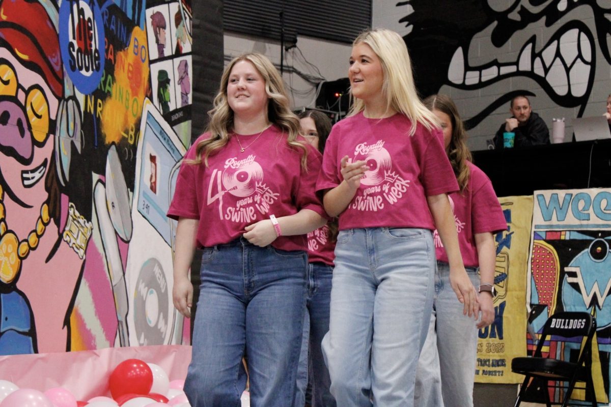 Sophia Bahrenburg and Lexi Haynes, along with two others from their royalty group, raised over $5,000.

