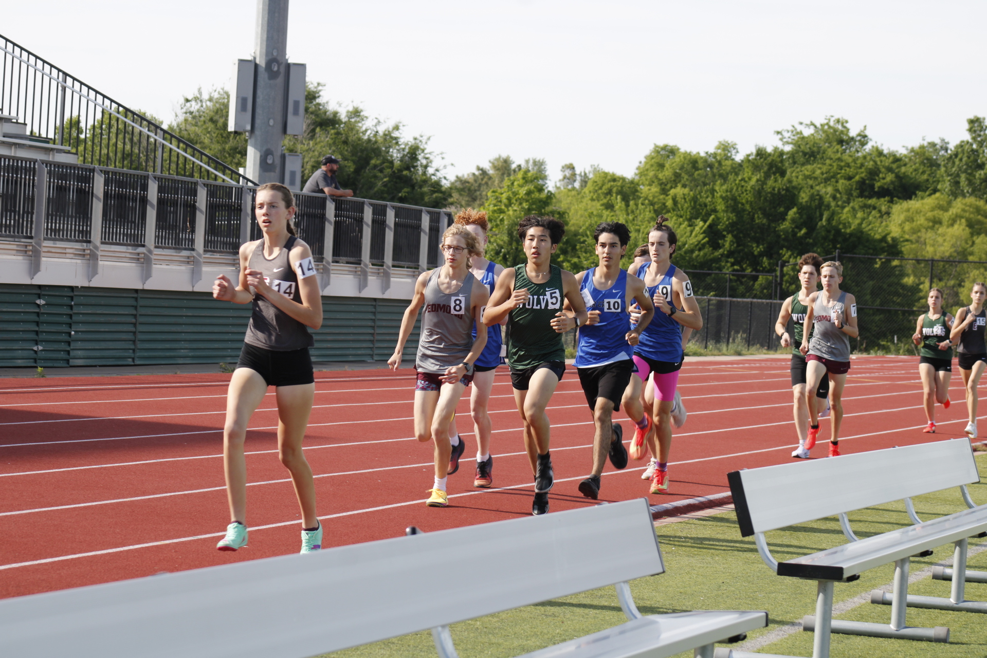 Girls and boys track meet